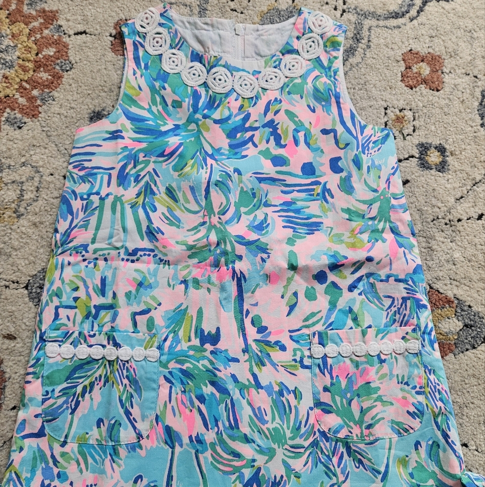 Lilly Pulitzer Kids Dress - Blue, Pink, Green